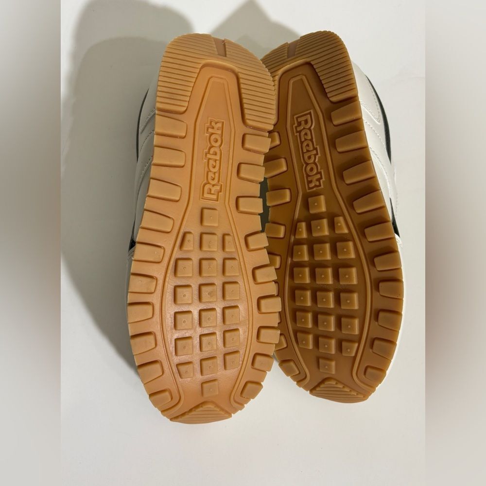 Reebok Harman Run Double Shoes Womens Classic White and Green Sneakers 7.5 - Picture 9 of 12